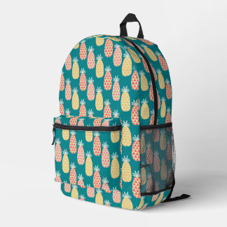 Paniekpatroon voor ananas bedrukte rugzak