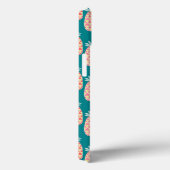 Paniekpatroon voor ananas | Monogram Case-Mate iPhone Case (Achterkant / Rechts)