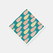 Paniekpatroon voor ananas servet (Hoek)