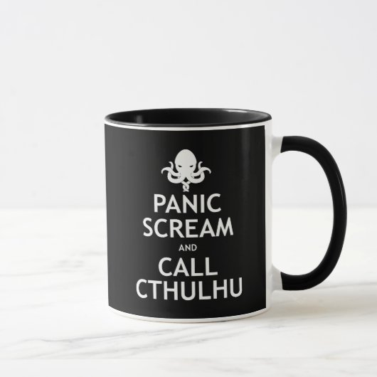 Paniekscherm en Call Cthulhu Mok (Rechts)