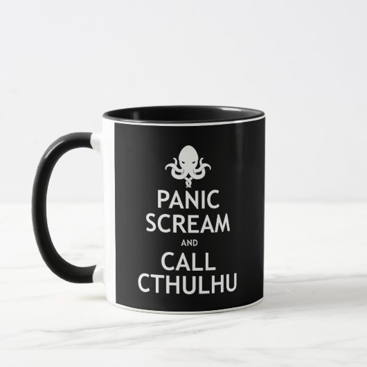 Paniekscherm en Call Cthulhu Mok (Links)