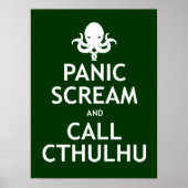 Paniekscherm en Call Cthulhu Poster (Voorkant)