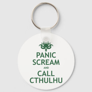 Paniekscherm en Call Cthulhu Sleutelhanger