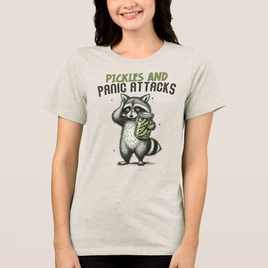 Paniekstoornis bewustzijn Tri-Blend Shirt (Voorkant)