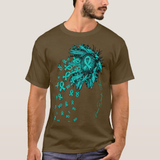 Paniekstoornis Bewustzijn Zonnebloemlintbloemen T-shirt