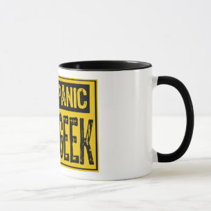 Paniekteken - Im A Geek-Geel/Zwart Mok