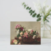 Panier de Rozen - Henri Fantin-Latour Briefkaart (Staand voorkant)
