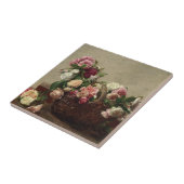 Panier de Rozen - Henri Fantin-Latour Tegeltje (Zijkant)