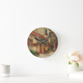 Panini Cafe' Oil schilderij van Chris Brandley Ronde Klok (Huis)