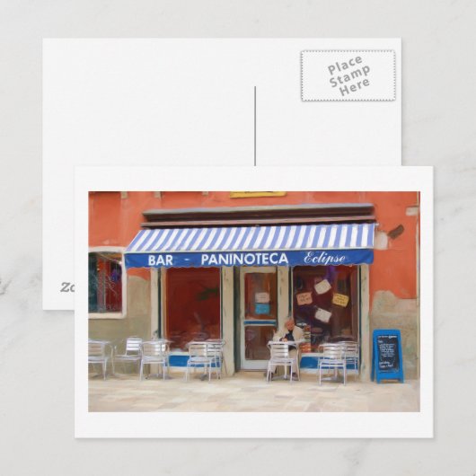 Paninoteca Venice Italië Briefkaart (Voorkant / Achterkant)