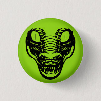 Panische Button Alligator Avatar pin badge