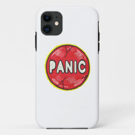 Panische Button Case-Mate iPhone Case