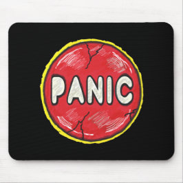 Panische Button Muismat