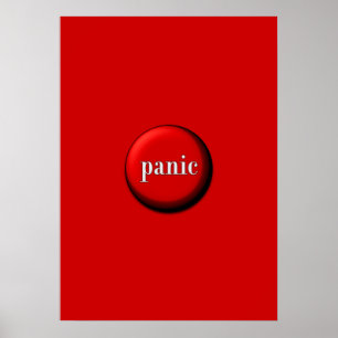 Panische Button Poster