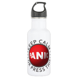 Panische Button Waterfles
