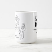 panische cartoonfiguur koffiemok (Center)