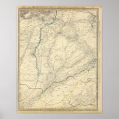 Panjab, Afghanistan, Kasjmeer, Sinde Poster (Voorkant)