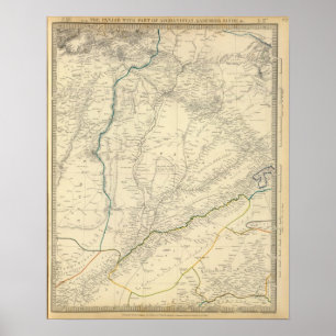 Panjab, Afghanistan, Kasjmeer, Sinde Poster