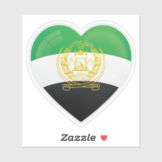 Panjshir Love Flag Sticker (Vel)