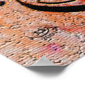 Panjtan Pak Names -پ ا-پ ن-ج-ن-gelijkmatiger Poster (Hoek)