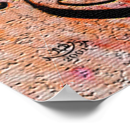 Panjtan Pak Names -پ ا-پ ن-ج-ن-gelijkmatiger Poster (Hoek)