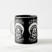 Pankration Choke Dealer Tweekleurige Koffiemok (Voorkant links)