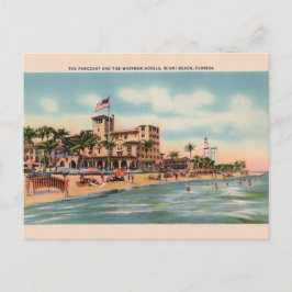 Pankust en Whitman Hotels Miami Briefkaart