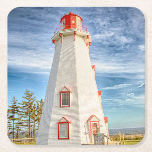 Panmure Island Lighthouse Kartonnen Onderzetters
