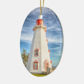 Panmure Island Lighthouse Keramisch Ornament (Links)