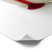 Panna Cotta met bessen Poster (Hoek)