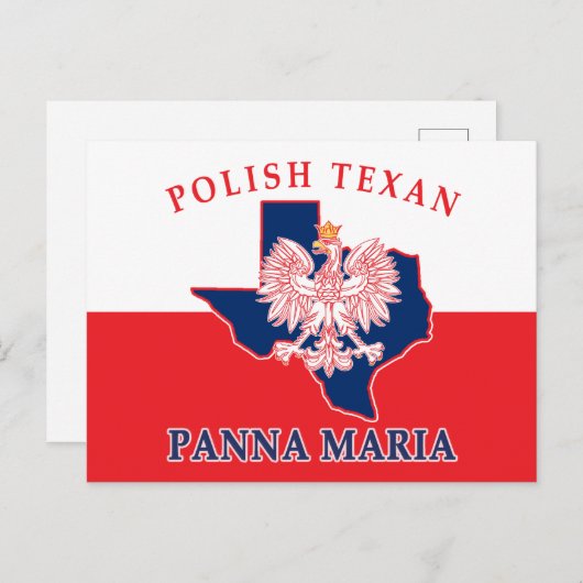 Panna Maria Poland Texan Briefkaart (Voorkant / Achterkant)