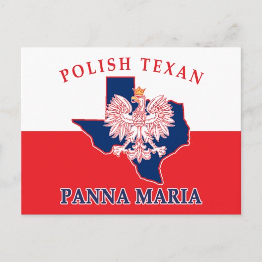 Panna Maria Poland Texan Briefkaart (Voorkant)