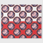 Panna Maria Ronde Poolse Texan Cadeaupapier (Vlak)