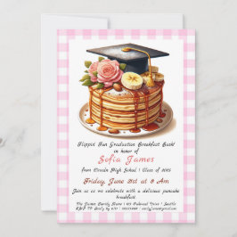 Pannenkoek Afstudeerontbijt Feest Kaart