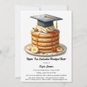 Pannenkoek Afstudeerontbijt Feest Kaart