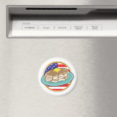 Pannenkoek Amerikaanse vlag Magneet (Insitu (Vaatwasser))