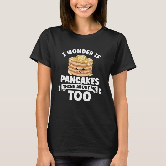 Pannenkoek Brunch Pannenkoekenmaker Ontbijt voor V T-shirt (Voorkant)