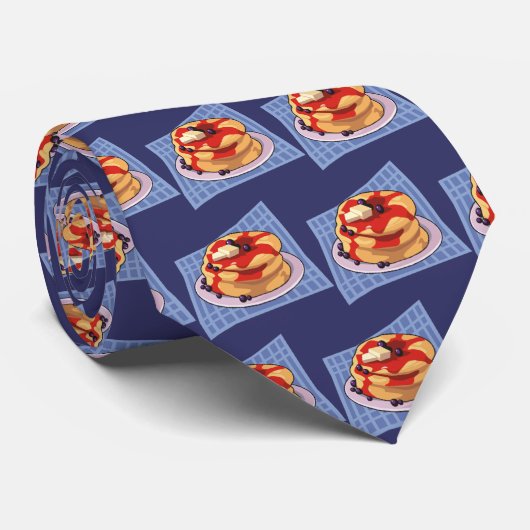 Pannenkoek Dag / Week Maand Stropdas (Opgerold)