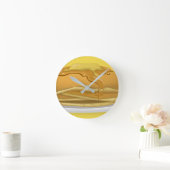 Pannenkoek en ahornsiroop schattige illustratie ronde klok (Huis)