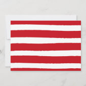 Pannenkoek en pyjama verjaardagsuitnodiging PJ's P Kaart (Achterkant)