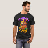 Pannenkoek Koning Mardi Gras Pannenkoeken T-shirt (Voorkant volledig)