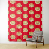 Pannenkoek Ontbijtfeest Kinder Fotocabine Achtergr Wandkleed (In situ)