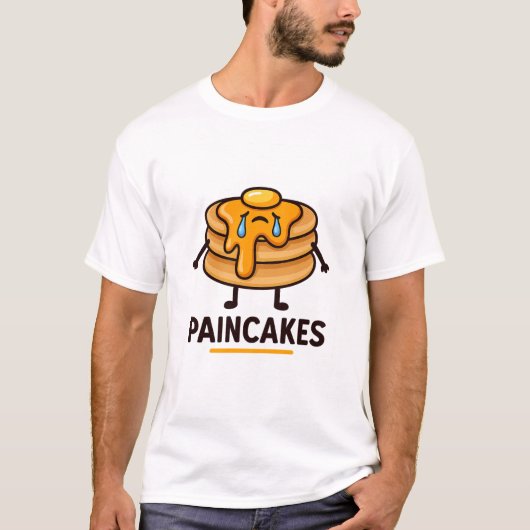 Pannenkoek Pun Tee – Fluffy & Grappig T-shirt (Voorkant)