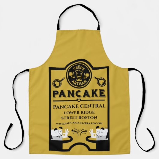 Pannenkoek Verkoper Promotie Schort (Voorkant)