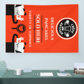 Pannenkoek Verkoper Promotie Spandoek (Beurs)