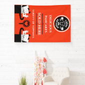 Pannenkoek Verkoper Promotie Spandoek (Insitu)