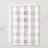 Pannenkoek Waterverf Genderneutrale Baby Brunch Kaart (Achterkant)