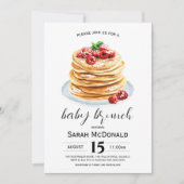 Pannenkoeken Baby Brunch Kaart (Voorkant)
