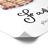 Pannenkoeken Baby shower Favors Poster (Hoek)