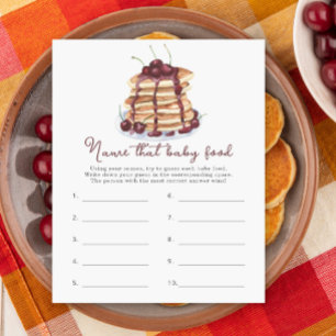 Pannenkoeken baby shower Naam dat baby voedsel spe